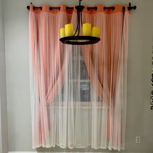 Dusty Pink 2 Layer Blackout Curtains